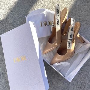 DIOR J'ADIOR SLINGBACK PUMPS HEELS New!